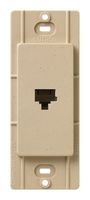Lutron SC-PJ-DS Satin Colors Phone Jack, Desert Stone