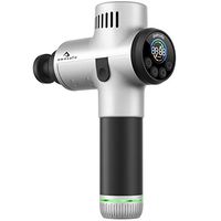 awesafe Massage Gun Portable Powerful Handheld Deep Tissue Percussion Muscle Massager with 4 Speeds and 5 Types of Massage Heads for Relieving Muscle