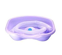 Shampoo Basin Wash Basin Nursing Bed wash Basin Household Child Pregnant Woman Old Man Shampoo Artifact Supine Pillow Shampoo Purple (Color : Purple)