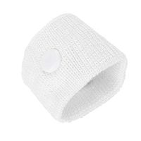 Samfox Motion Sickness Wristbands - 1 Pair Anti Halation Anti Spit Wristband Adult Wrist White