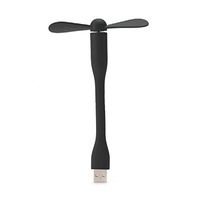 USB Fan, Portable Mini Fan, Table Fan with Flexible Neck, Silence Fan for Home/Office/Bedroom (Black)