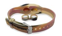 Pillbands - Adjustable Silicone Wristband with Chamber for Holding Aspirin, Benadryl, Tylenol 3, Tylenol 4, Maxalt, and Other medications (Camo)