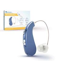 Britzgo Entry Level Rechargable Digital Hearing Amplifier Bha-203, Blue, 8 Ounce