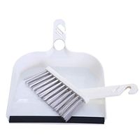 Eoeth Desktop Mini Cleaning Broom,Broom Scraper Sets Plastic Cleans Shovel Brush Dustpan,Wet Dry Dual use Soft Fur Desktop Clean Sweep for Computer Keyboard,Tabletop,Car Table,Office