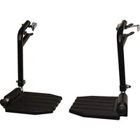 1 Pc, Black Invacare Footrest Cam Lock-Hemi-Right, Swing-Away, Clamp Adjustable