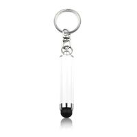 BoxWave Amazon Kindle Fire Bullet Capacitive Stylus - Mini Capacitive Touch Screen Stylus with Twist-Off Keychain Connector for Kindle Fire (Winter White)
