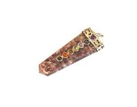 Lepidolite Flat Chakra Pendant 2 inch Approx. A++ Top Grade Jet International Healing Spiritual Divine India Crystal Therapy