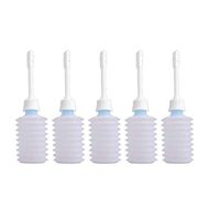 SUPVOX 10 Pcs Enema Douche Vaginal Clear 200ml Disposable Applicator Bottle for Men Women(Blue)