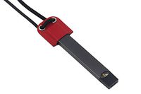 JUUL Magnetic Necklace and Key Chain, JUUL Necklace Pendent, Anti-Loss Holder for JUUL, Device NOT Included (Red)