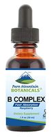 Liquid Vitamin B Complex - Raspberry Flavor Kosher B Complex Vitamin with B12, B6, Thiamin, Biotin & Folic Acid - 1oz Bottle