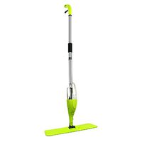 OUNONA Microfiber Spray Cleaner Professional Handle Mop for Home Kitchen Ceramic Tiles Cleaning (Green)