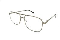 ColorViper Multifocal Progressive Computer Lens Multiple Strengths in 1 Reader Allow Switch Free Multitasking (2934 basic square metal shiny gunmetal Spring Hinge, 3.00)