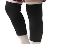 Orthoplast Black Sports Knee Support Sleeves (Pair) for Joint Pain and Arthritis Relief, Improved Circulation Compression – Effective Support for Running, Jogging,Workout - XL