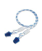 Howard Leight(R) Multiple Use Clarity(R) 4-Flange Blue Multi-Material Woven Corded Earplugs With Reusable Case