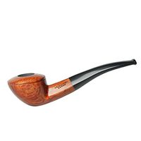 MUXIANG Classic Little Bending Rosewood Tobacco Pipe with 3mm Metal Filter 10 Cleaning Tools