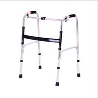 Elderly Walker,Folding Lightweight Adjustable Height Walker,Suitable for The Elderly and People with Restricted Activities,A
