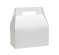 White Gable Boxes, X-Large Size 9x5x10 Gloss White Set of 6