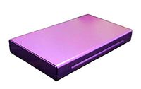 Black Temptation [Purple] Ladies Metal Cigarette Case Women Cigar Box Cigarette Holder