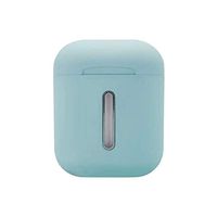 OUYAWEI Q8L TWS Headphones Bluetooth 5.0 Music Earphone Wireless Earbuds Colorful LED Light Travel Headset Blue