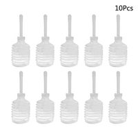 ROSENICE 200ml Disposable Enema Douche Bottle Anal Cleaning Tool 10 Pcs(Transparent)