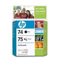 HP Consumables 74/75 Retail Combo