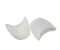 COJOY Silicone Gel Toe Caps Soft Ballet Pointe Dance Athlete Shoe Pads for Women Girl (White)