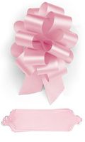 Double Sided Satin Pull Bows in Pink 5½W x 20 Loops - Pack of 50