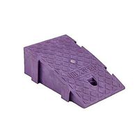 Rubber Car Curb Ramps Plastic Door Slanting Line, Car Triangle Uphill Pad, Non-slip Curb Ramp School Safety Ramps Wheelchair Moving Ramp ( Size: 25 40 16cm) Threshold Ramp Kit Set for Driveway- 1P