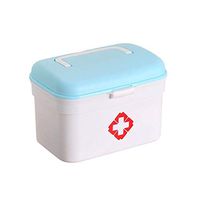XH-Plastic Household Medicine Box Family First aid kit Multi-Layer Medicine Storage Box Children Baby Medicine Box