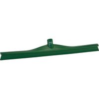 Vikan 71602 Rubber Polypropylene Frame Single Blade Squeegee, 24", Green