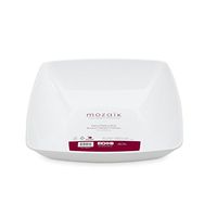 Mozaik Premium Plastic 128oz. White Square Serving Bowl