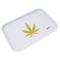 Lionhead Full Size Rolling Tray – 12” x 8" Tray (White)
