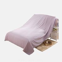 Solid Color Furniture Dust Cloth, Sofa Dust Cloth Cover Ash Cloth Bed Dust Cover Dust Cloth Large Cloth Cloth Gray Cloth Household (Color : Lavender, Size : 500240cm)