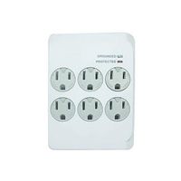 Master Electrician CT-044F    6 Outlet Surge Tap, White