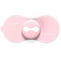 Vibration Massager, Rechargeable Infrared Wireless Handheld Massager Mini Full Body Electric Massager Electronic Pulse Intelligent, Mini Massage Magic Stickers Massager,Pink