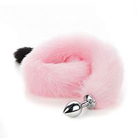 Eyessssty 1Pc Àmàl Plųg Tail Stainless Steel Massaḡers for Muscles Handheld Deep Tissue Plųg Cat Tail Àmàl Plųg Tail Cosplay