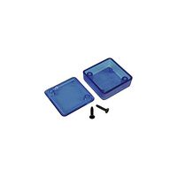 Hammond 1551STBU Translucent Blue ABS Plastic Project Box -- Inches (1.97" x 1.97" x 0.59") mm (50mm x 50mm x 15mm)