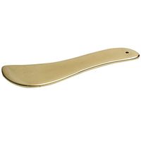 Ibnotuiy Copper Gua Sha Scraping Massage Tool Traditional Guasha Board for Spa Relaxing Meditation Massage (S Shape)