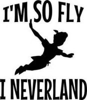 Peter Pan Animated Fantasy Vinyl Decal Sticker|BLACK|Cars Trucks Vans SUV Laptops Wall Art|5.5" X 4.75"|CGS726