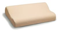 Deluxe Comfort Perfect Contour Bed Pillow, 20" x 12", Cream