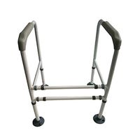 Bathtub Toilet Safety Rail Adjustable Grab Bar Compact Support Frame Balance Handles for Elderly and Handicap Bathroom Aid and Handrail