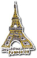 Japanese Funny stickers"Eiffel Tower"