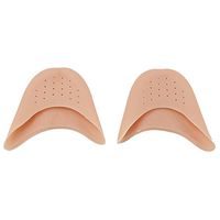 JIAHAO 1Pair Nude Pink Silicone Soft Ballet Pointe Dance Shoe Pads Gel Toe Pads