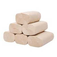 Ecurson 10 Rolls Toilet Paper Toilet Roll Tissue Roll Paper Towels Tissue,Soft Texture Replacement Bamboo Pulp Roll Paper Toilet Paper Table Kitchen Paper