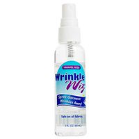 Lewis N. Clark Wrinkle Wiz: No Wrinkle Release Spray - Easy Iron Spray Starch + Static Cling Odor Eliminator for Clothes, TSA Approved - 2oz Spray Bottle