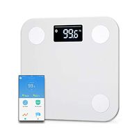GYSECRET Mini Smart Fat Scale Weight IMC Monitor 10 Body Data Bluetooth Multi-User Fitness App Weight Scale with Body Fat