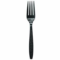 Berkley Square Extra Heavy Polystyrene Fork, Black (1000/Case)