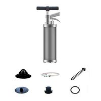 Sisyria Drain Cleaning Tool,High Pressure Drain Plunger Inflatable Toilet Plunger Toilet Dredge Clog Remover for Bathroom Toilet