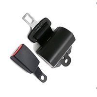 LRWSB Black Automatic Roll-up Two-Point Seat Belt Forklift Amusement Equipment Belt 3C Certification Two-Point Protective Belt