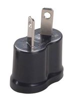 VCT VP-6 Adapter Plug for Australia & New Zealand - Black Angled Polarized